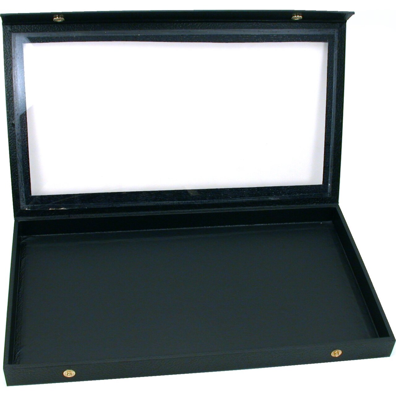Black Display Case Box Necklace Bracelet Showcase Tray
